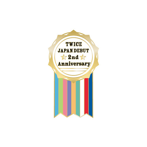 TWICE JAPAN DEBUT 2nd Anniversary Goods ピンバッチA